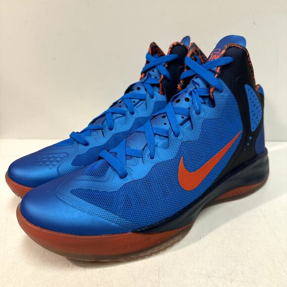 NWOT Nike Zoom Hyperenforcer PE Russell Westbrook OKC Thunder Blue Orange 11 - Picture 1 of 15
